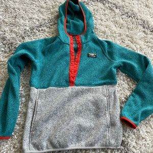 ll bean sweater fleece hoodie